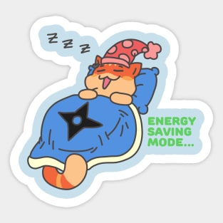 Energy Saving Mode Sticker